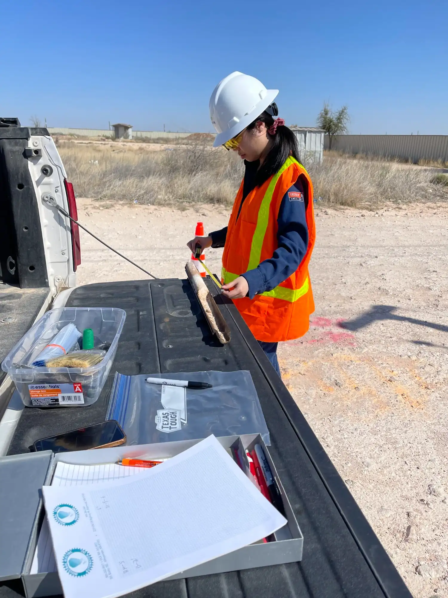 Magrym Consulting field crew at work in West Texas
